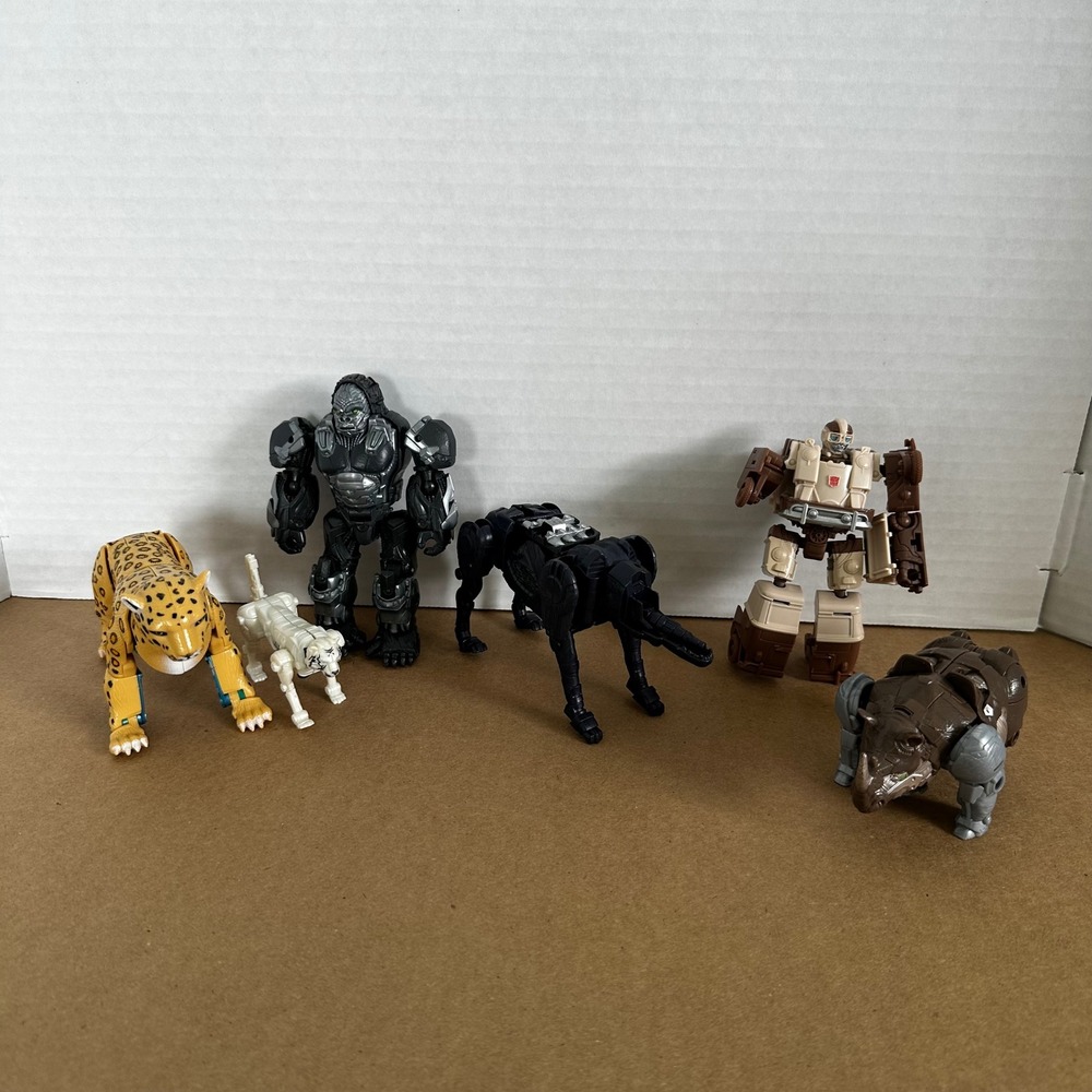 Hasbro Transformers Beast Wars Action Figure Lot Multicolor Good Beast Machines